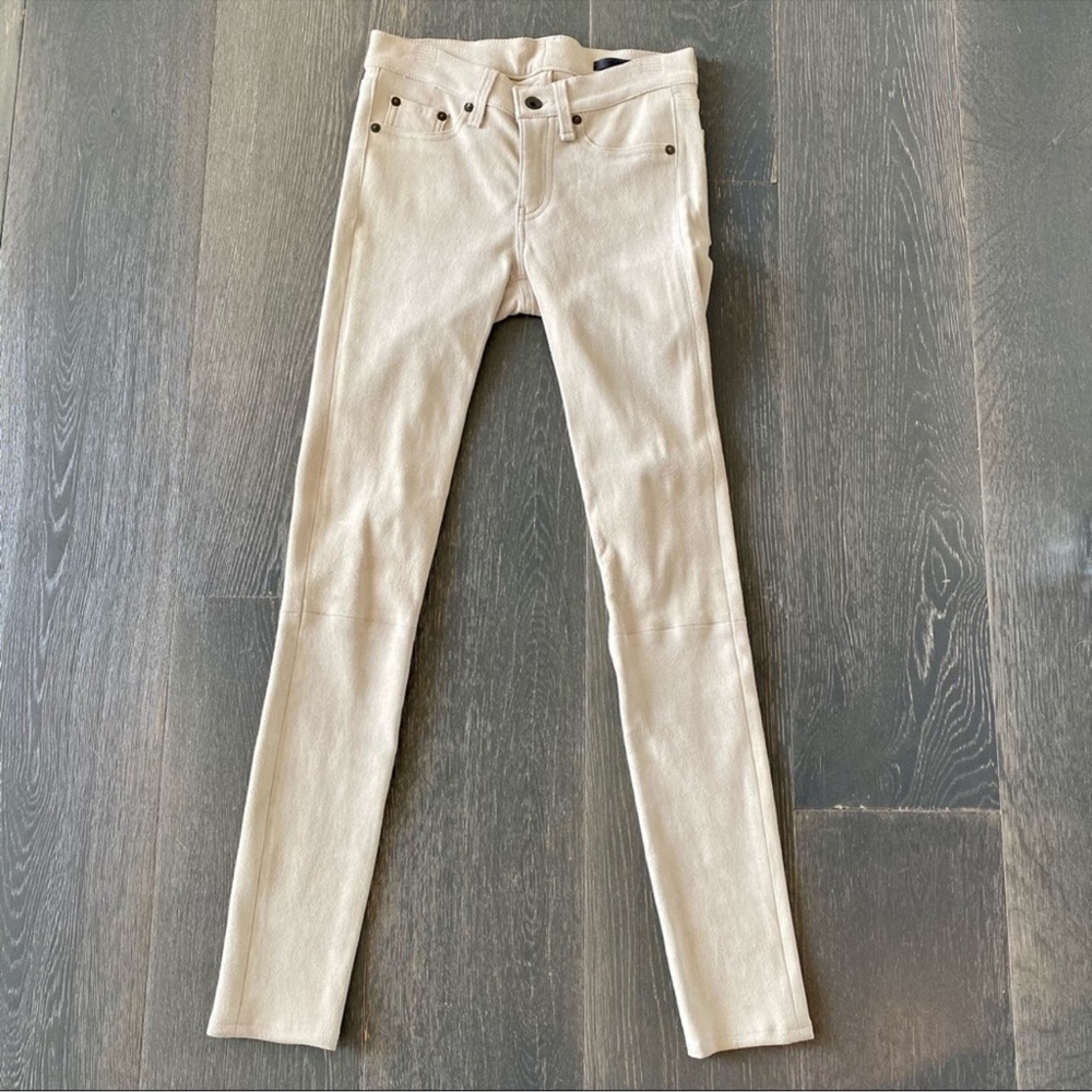 Rag & bone Lamb leather jeans